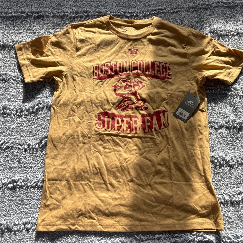 New Balance Gold Boston College Super Fan Tee